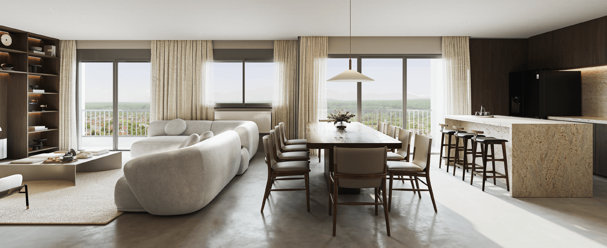 APARTAMENTO 2 DORMITÓRIOS 78 E 81m²